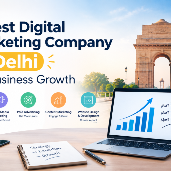 Looking for the best digital marketing company in Delhi? Explore expert SEO, social media, PPC, content marketing, and online marketing services to grow your business.